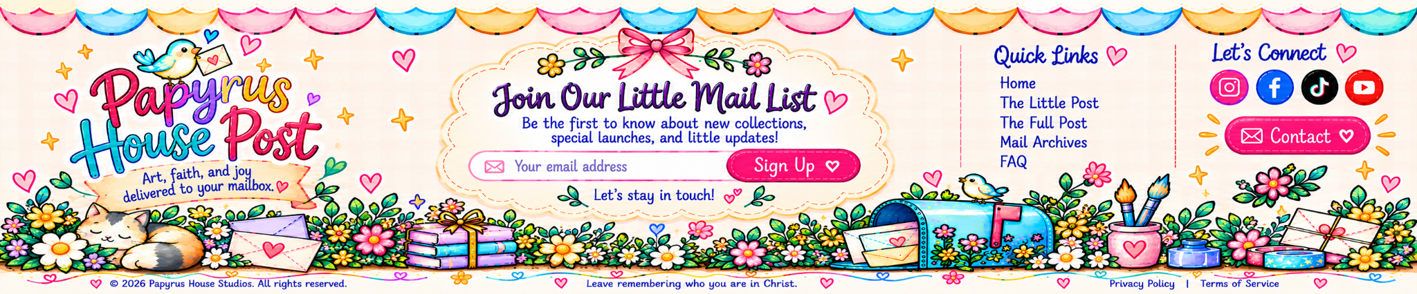 Papyrus House Post — Join our little mail list. Art, faith, and joy delivered to your mailbox.